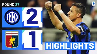 INTER-GENOA 2-1 | HIGHLIGHTS | Sanchez’s penalty enough for the Nerazzurri | Serie A 2023/24