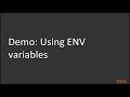 Docker - A Better Way to Build Apps : Using Environment Variables to Control Container| packtpub.com Docker - A Better Way to Build Apps : Using Environment Variables to Control Container| packtpub.com