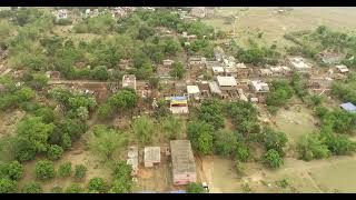 Drone View of Village Jivanpur Jharkhand