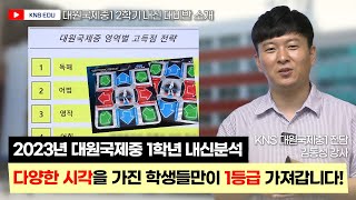 [KNS] 2023 대원국제중 1학년 2학기 영어 내신 분석 ㅣ 2024-2 내신 대비반 소개 ㅣ 김동성 선생님