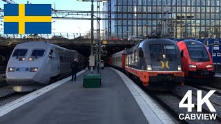 FROM SNOW TO THE CAPITAL - 4K CABVIEW (Gävle to Stockholm)