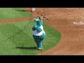 2016.05.14 ウエスタンリーグinマツダスタジアム 5回裏終了時のスラィリーファンサービス