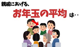 【年代別】お年玉の平均額【雑学】