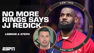 JJ Redick doesn't think LeBron or Steph Curry are winning another ring 😧 | First Take
