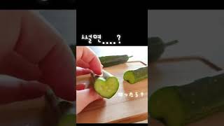 아주매우 되게 귀여워...🥒 超かわいいきゅうり🥒 so adorable🥒  #Shorts