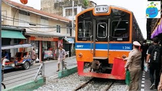 นั่งรถไฟสายแม่กลอง วงเวียนใหญ่ มหาชัย