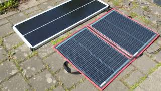 100 watt Dokio Solarfaltmodul feat. CamperGold 100 watt Solarmodul