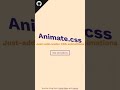 Cool CSS Animation Libraries