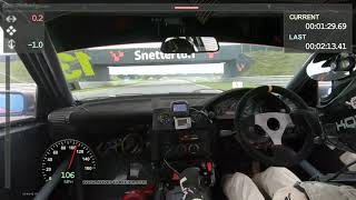 Onboard 750Mc Roadsports (Snetterton 300) Malcolm Edeson BMW E36 (S52 engine)  Race Starts Red Flag