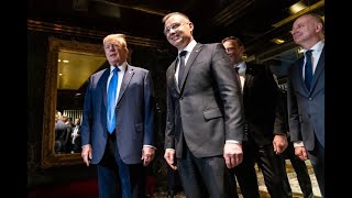Trump says 'We're behind Poland' as he meets Polish President Duda