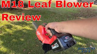 Powerful! M18 Fuel Milwaukee Fuel Leaf Blower REVIEW @MilwaukeeTool