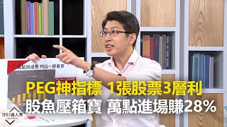 【精彩預告】理財達人秀《存股敵8個》第二季！PEG神指標  1張股票3層利！股魚壓箱寶 萬點進場賺28%