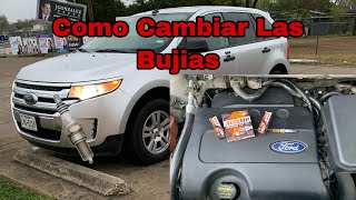 FORD EDGE Como Cambiar Las bujias