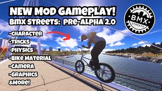 BMX Streets 2.0 Pre-Alpha - NEW RoweMod Early Gameplay!