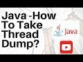 how to take thread dump java interview question and answer interviewdot