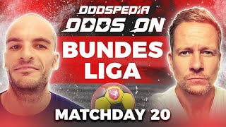Odds On: Bundesliga - Matchday 20 - Free Football Betting Tips, Picks & Predictions