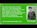 the galtee mountain boy by seán brady including lyrics