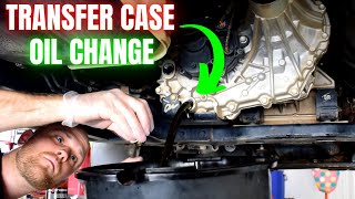 How to change TRANSFER CASE FLUID  DIY Tutorial  Transfer Case Oil Change / Flush
