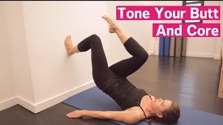 Pilates On The Wall: Marching Bridges