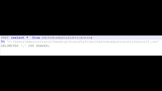 PostgreSQL - Copy table using SQL statement to comma delimited CSV file
