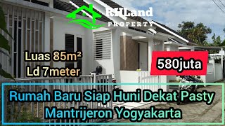 Dijual rumah baru 3 unit akses mobil masuk dekat Pasar Pasty Mantrijeron Yogyakarta