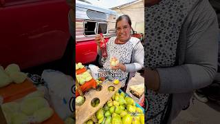 $1.80 fruit in Mexico 🇲🇽 #mexico #streetfood #fruit