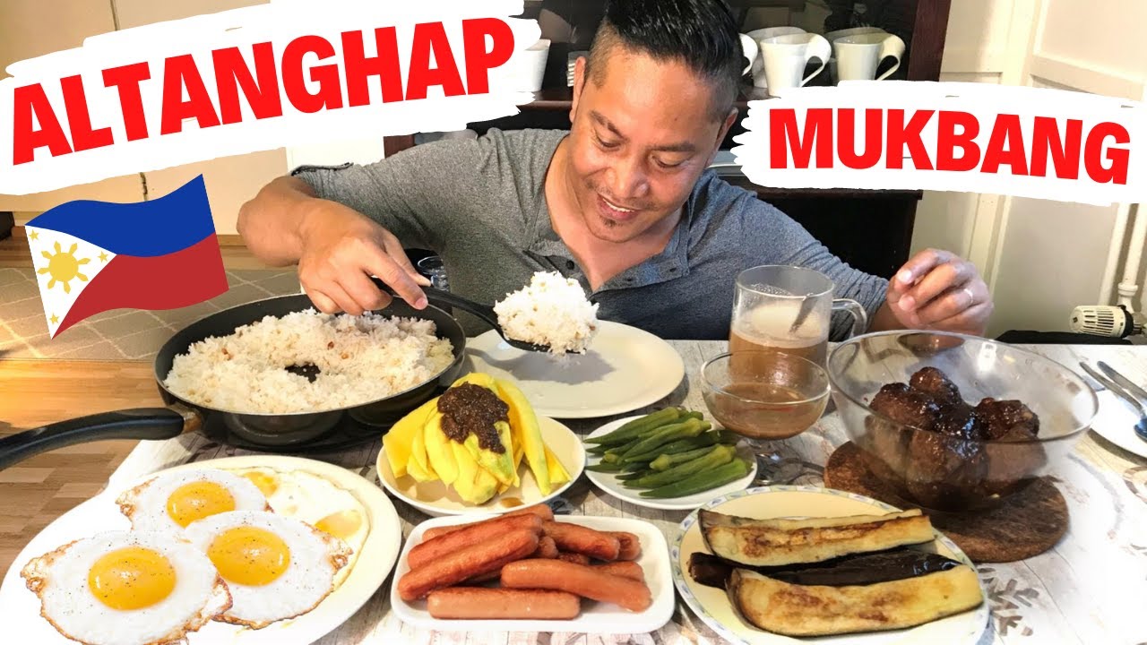 Pinoy Almusal Tanghalian Hapunan Altanghap Mukbang Filipino