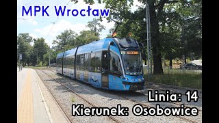 [🇵🇱PL] TIMELAPSE: MPK Wrocław - Linia: [🚋14]