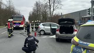 Hückelhoven -  L117  - Verkehrsunfall an einer Ampelkreuzung