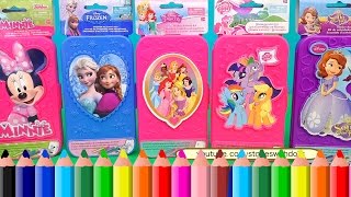 Speed Coloring Minnie, MLP, Frozen | Toys and Dolls Activities for Children | Sniffycat