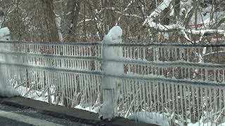 【真冬の秋山郷】どこまでも続く無数の氷柱、前倉橋