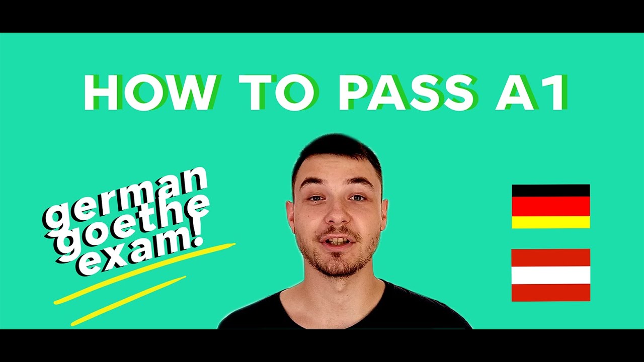 How To Pass German Goethe A1 Exam Grammar Overview - YouTube