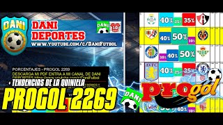 🔴 ANÁLISIS DE LA QUINIELA #PROGOL 2269 TENDENCIAS Y PROBABILIDADES | DESCARGA MI PDF