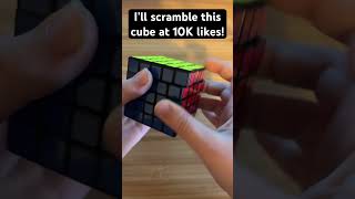 I’ll Scramble this Cube at 10K Likes!