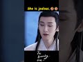 she was jealous.🤣 youku costume 千朵桃花一世开 theblosominglove 张彬彬 孙珍妮 shorts