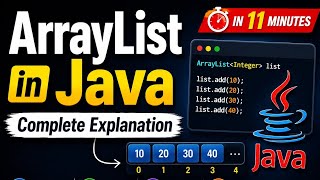 ArrayList in Java Explained in 11 Minutes