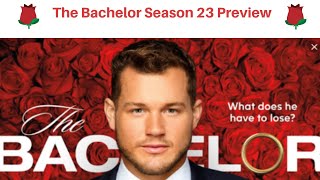 The Bachelor Season 23 Preview || 2019