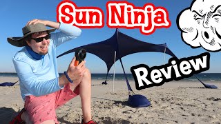 Sun Ninja Beach Tent Wind Test Set Up And Review