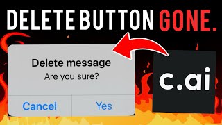 Character.ai Removed The Delete Button.