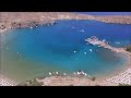 insel rhodos griechenland stadt reise tourismus landschaften 4k video rhodos von drohne