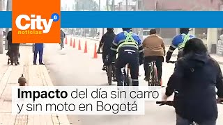 Afectaciones al comercio durante el día sin carro y sin moto en Bogotá | CityTv