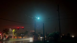 Hurricane Nicole Power Flashes, Melbourne, FL - 11/10/2022
