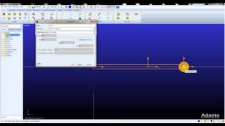 MSC ADAMS pendulum tutorial