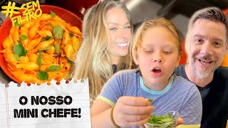 O VITTORIO FEZ UM CONCHIGLIONE SOZINHO! FICOU INCRÍVEL 😍 | Adriane Galisteu