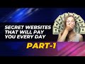 Secret Websites That Will Pay You Every Day - Know More About It - Side Hustle Tips (Part-1)