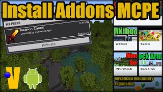 How To Install Addons Minecraft PE (Android) MCPE Bedrock Edition