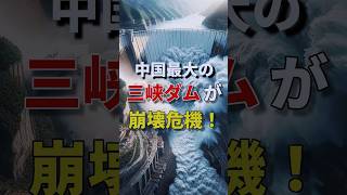 世界最大級の水力発電ダム、中国の三峡ダムが崩壊の危機！　#shorts #三峡ダム #崩壊