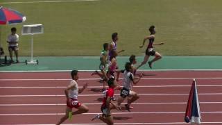 近江高校男子陸上競技部　中村１００ｍ　2016.7.23