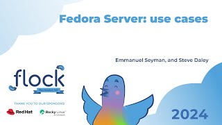 Flock 2024 Fedora Server: use cases