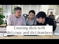 Python standard library: dict.copy and dict.fromkeys